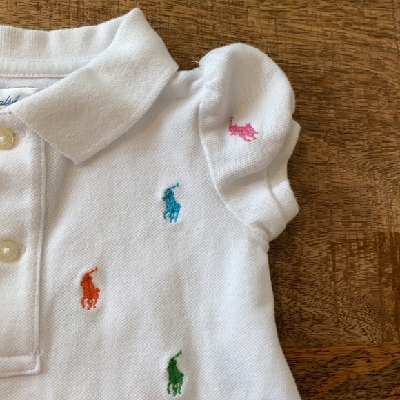 💖 Ralph Lauren Ruffled Polo Dress and Bloomer 👗 - Picture 6 of 9